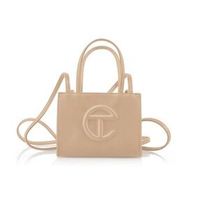Small Cream Telfar  bag